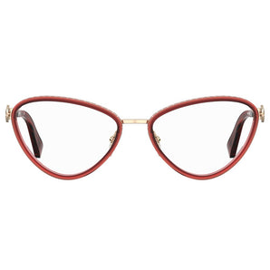 Moschino Burgundy Metal Frames