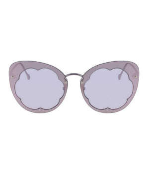 Salvatore Ferragamo Purple Metal Sunglasses