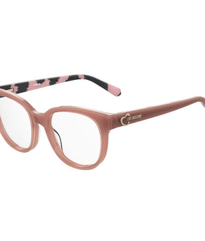 Love Moschino Orange Acetate Frames