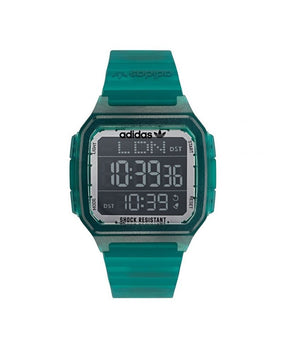 Adidas Green Resin Digital Watch
