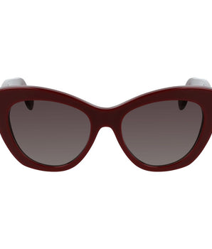 Salvatore Ferragamo Bordeaux Acetate Sunglasses