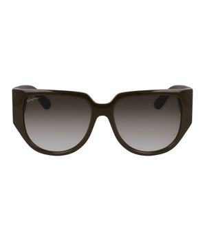 Ferragamo Green Bio Injected Sunglasses