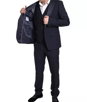 Traje MARTINI de tres piezas de botonadura sencilla de Dolce &amp; Gabbana