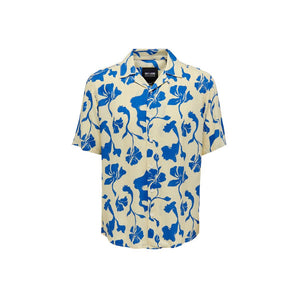 Camiseta de manga corta de viscosa bicolor Only &amp; Sons