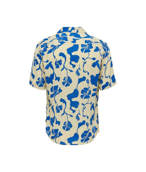 Only &amp; Sons Bicolor Viscose Shortsleeve Shirt