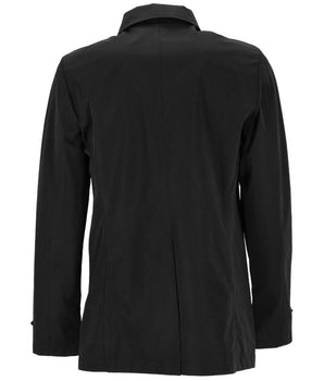 Yes Zee Black Polyester Jacket