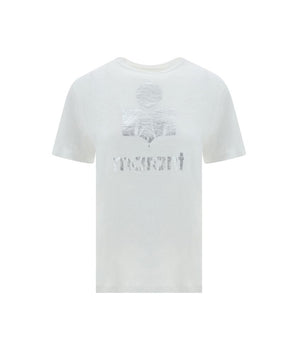 Marant Etoile White Linen T-Shirt