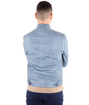 Yes Zee Blue Polyethylene Men's Jacket