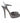 Dolce &amp; Gabbana Silver Leather Platform Heels Sandals Shoes