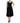 Dolce &amp; Gabbana Black Sleeveless A-line Pleated Midi Dress
