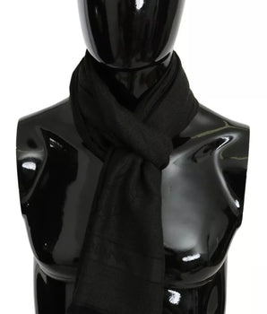 Dolce & Gabbana Green Brown Wrap Cashmere Shawl Scarf