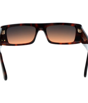 GCDS Brown Acetate Sunglasses