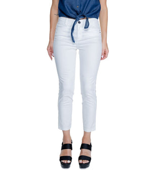 Street One White Cotton Pants