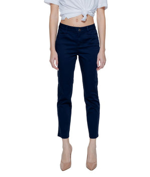 Street One Blue Cotton Pants