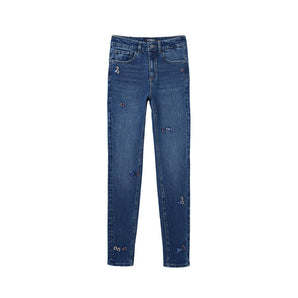 Desigual Blue Cotton Jeans &amp; Pant