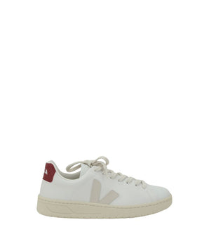 Veja White Calf Leather Bos Taurus Low Top Sneakers