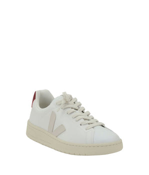 Veja White Calf Leather Bos Taurus Low Top Sneakers