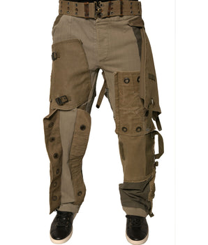 Dolce &amp; Gabbana Multicolor Reconstructed Flight Cargo Pants