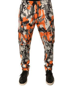 Dolce &amp; Gabbana Multicolor Camouflage Cargo Jogger Pants