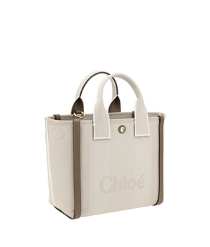 Chloé Beige Cotton Handbag