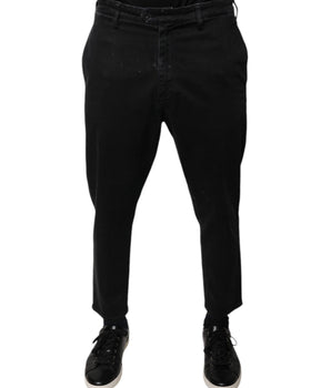 Vaqueros negros recortados HOUSTON de Dolce &amp; Gabbana para hombre