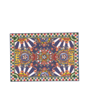 Dolce &amp; Gabbana Tarjetero tipo sobre Carretto Siciliano multicolor