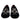 Dolce & Gabbana Black Velvet Floral Gun Loafers Dress Shoes