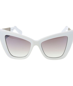 GCDS White Acetate Sunglasses
