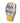 Chronotech Yellow Leather Dress Watch