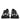Dolce & Gabbana Black Logo Nylon Low Top NS1 Sneakers Shoes