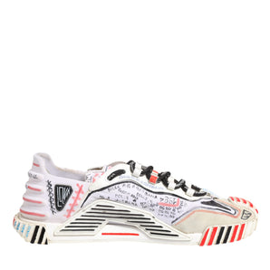 Dolce & Gabbana Multicolor Suede Fabric NS1 Sneakers Shoes