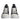 Dolce & Gabbana White Black Cotton High Top Sneakers Shoes