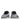 Dolce & Gabbana Silver Black Nylon NS1 Low Top Sneakers Shoes