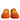 Dolce & Gabbana Orange Miami Leather Low Top Sneakers Shoes