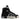 Dolce &amp; Gabbana Black Silver Leather High Top Sneaker Shoes