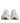 Dolce &amp; Gabbana White Gold DAYMASTER Leather Sneakers Shoes