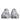 Dolce & Gabbana White Black Graffiti Daymaster Sneakers Shoes