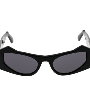 GCDS Black Acetate Sunglasses