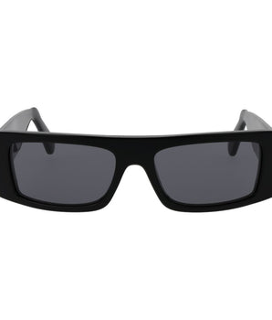 GCDS Black Plastic Sunglasses