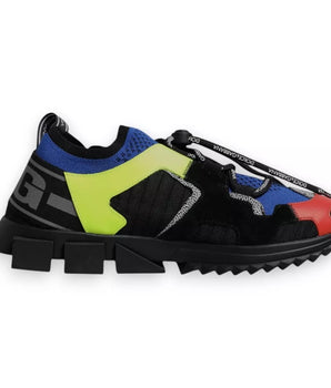 Dolce &amp; Gabbana Multicolor Low Top Sorrento Sneakers Shoes