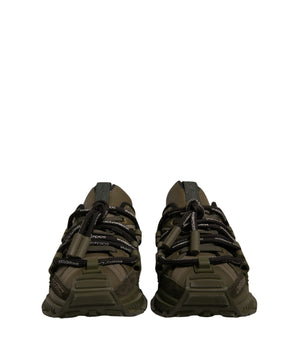 Dolce &amp; Gabbana Military Green Space Low Top Sneakers Shoes