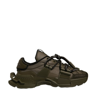 Dolce & Gabbana Military Green Space Low Top Sneakers Shoes