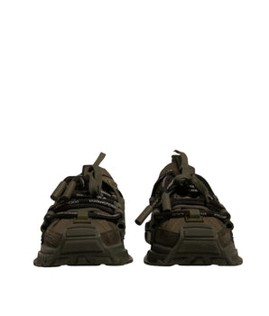 Dolce &amp; Gabbana Military Green Space Low Top Sneakers Shoes