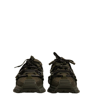 Dolce &amp; Gabbana Military Green Space Low Top Sneakers Shoes