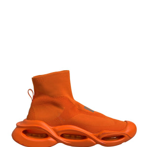 Dolce & Gabbana Orange Slip On Wave Socks Men Sneakers Shoes