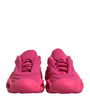 Dolce &amp; Gabbana Pink Wave Low Top Lace Up Men Sneakers Shoes