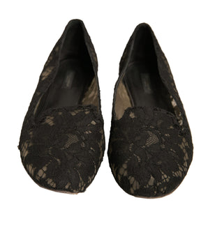 Zapatos planos sin cordones Taormina negros de Dolce &amp; Gabbana