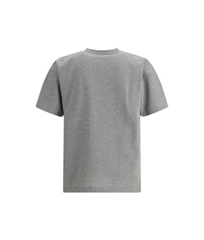 Saint Laurent Gray Cotton Oversized T-shirt