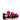 Dolce & Gabbana Black Pink Fur Embellished Sneakers Shoes