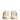 Dolce & Gabbana White Leather Gold Red Heart Sneakers Shoes